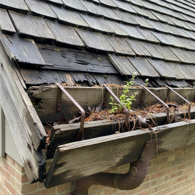 Wood Gutter Repair